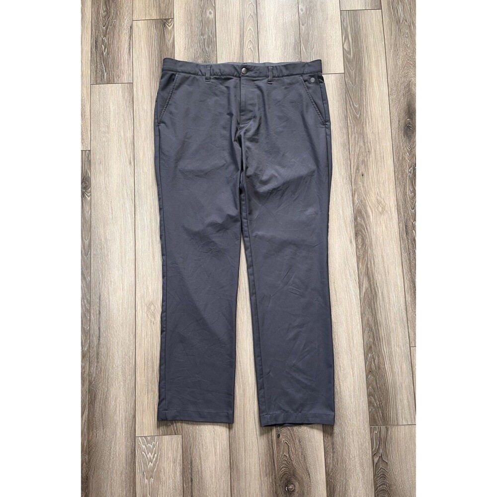 Adidas Aeroready Mens Sz 36” x 32” Gray Performance Stretch Chino Pants Golf